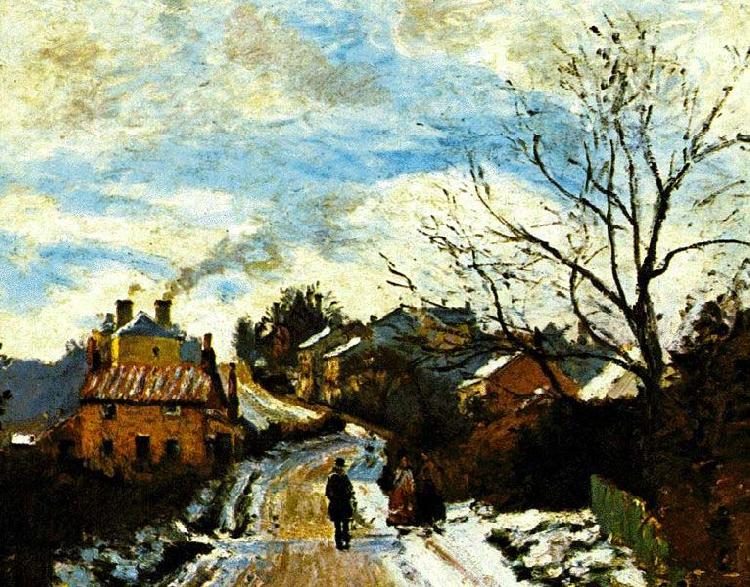 Camille Pissarro Norwood, oil painting image